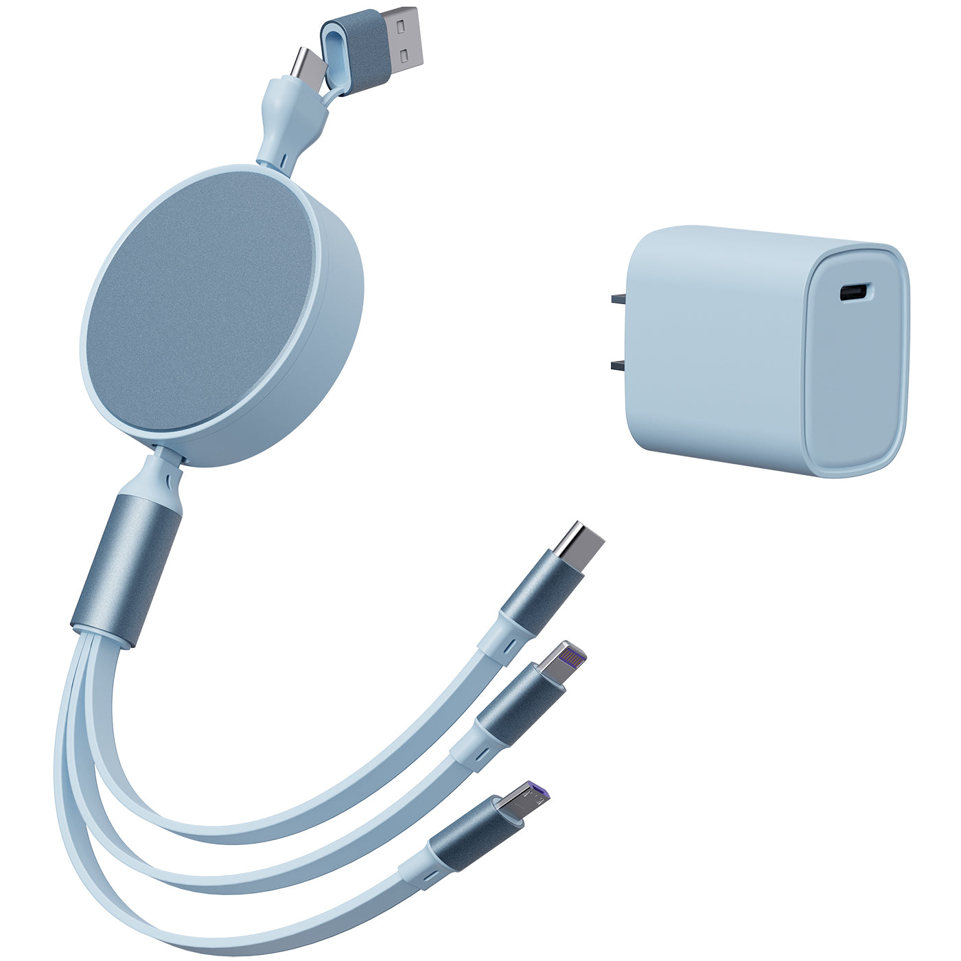 6 in 1 - Retractable Cables