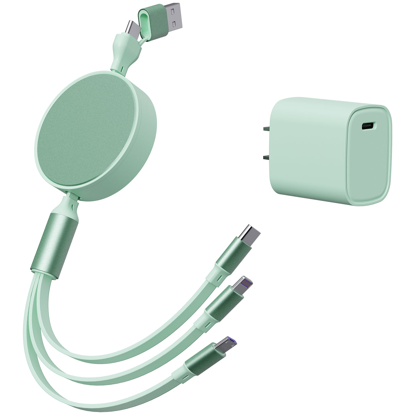 6 in 1 - Retractable Cables