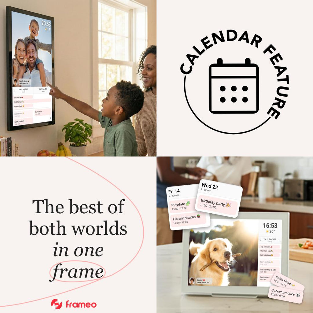 Digital Picture Frame with Smart Calendar