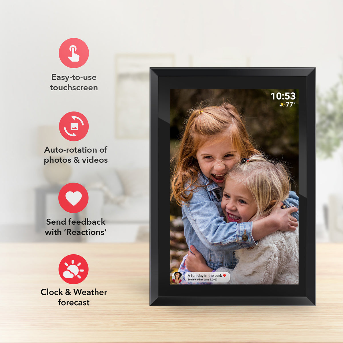 Digital Picture Frame with Smart Calendar
