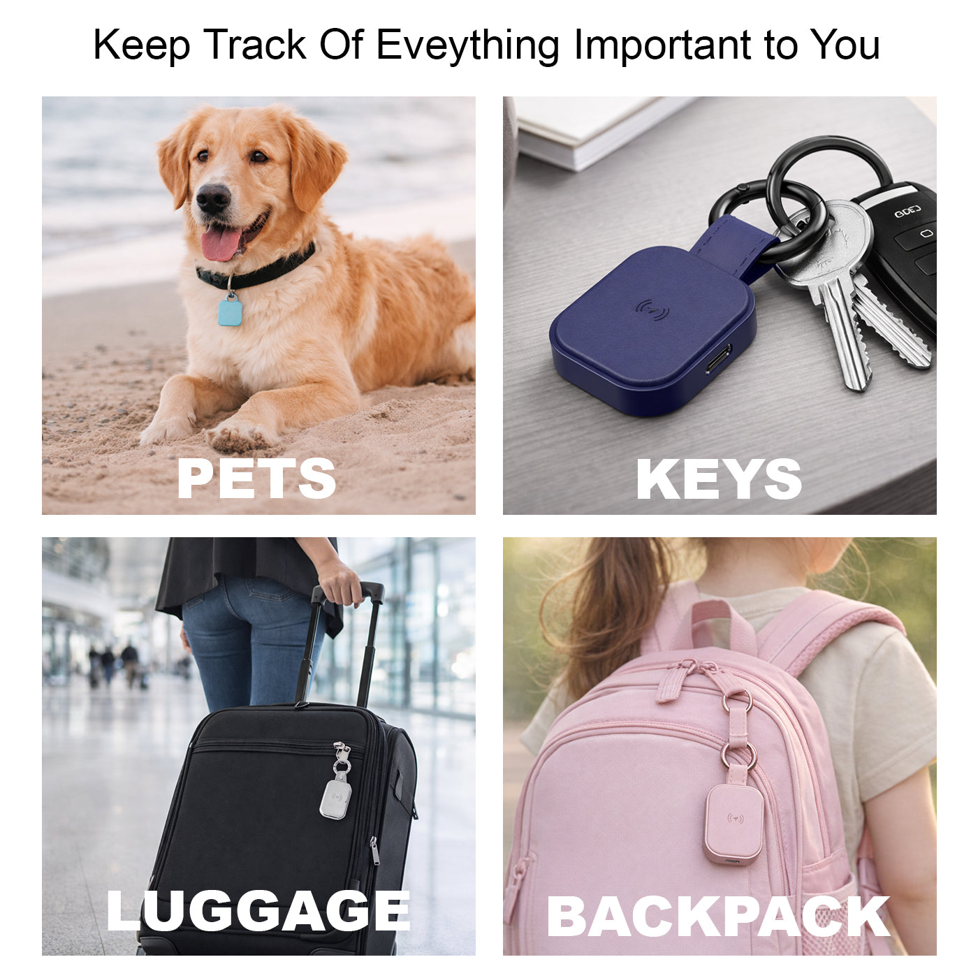 Leather Tag Tracker