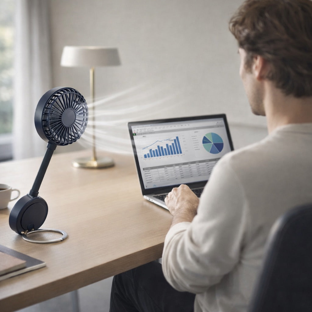 Magnetic Fan & Stand