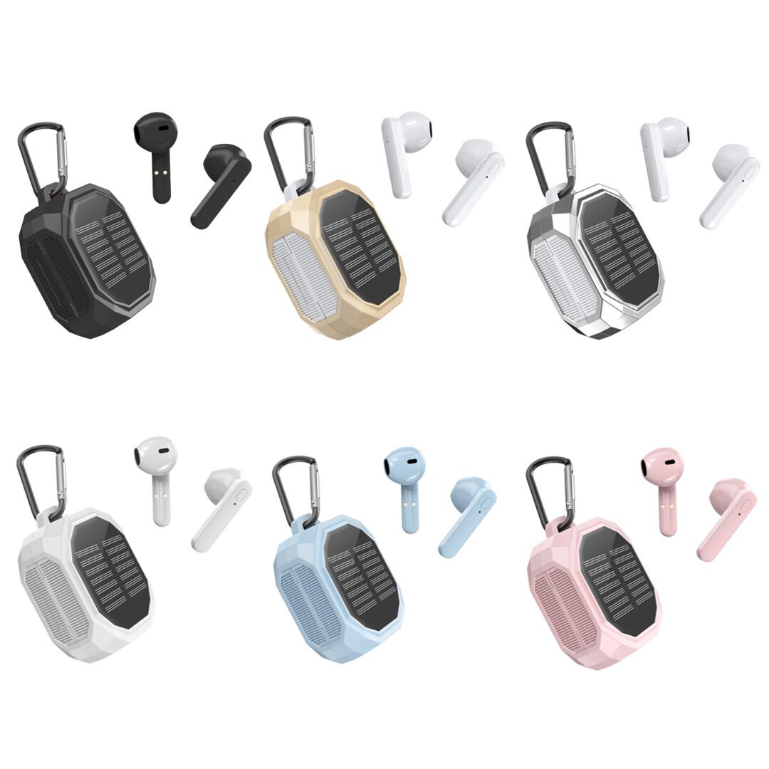 Solar Wireless Earbuds