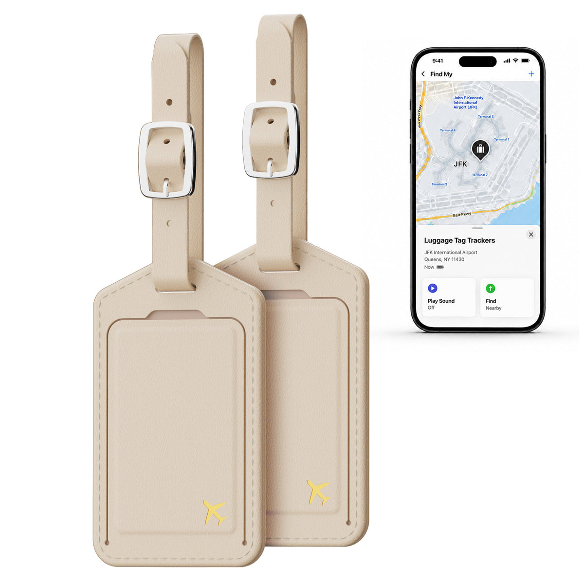 Luggage Tag Universal Finders (2 Pack)
