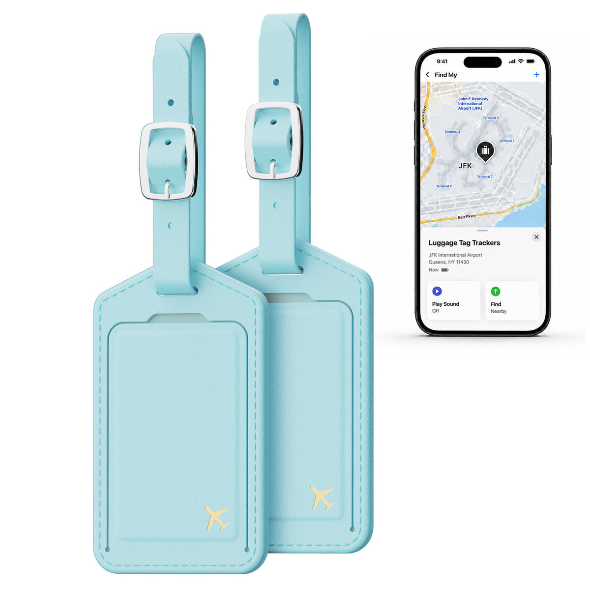 Luggage Tag Universal Finders (2 Pack)