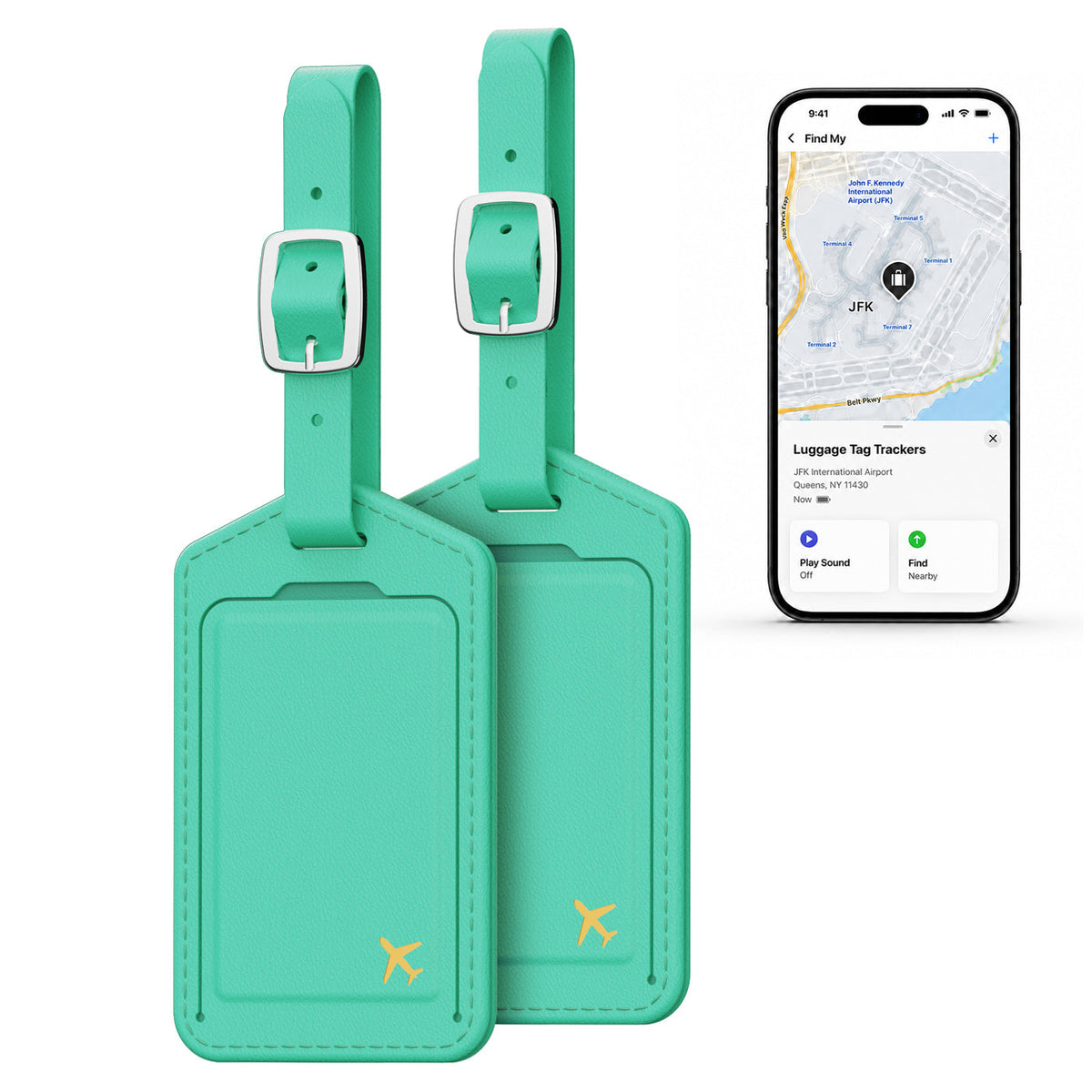 Luggage Tag Universal Finders (2 Pack)