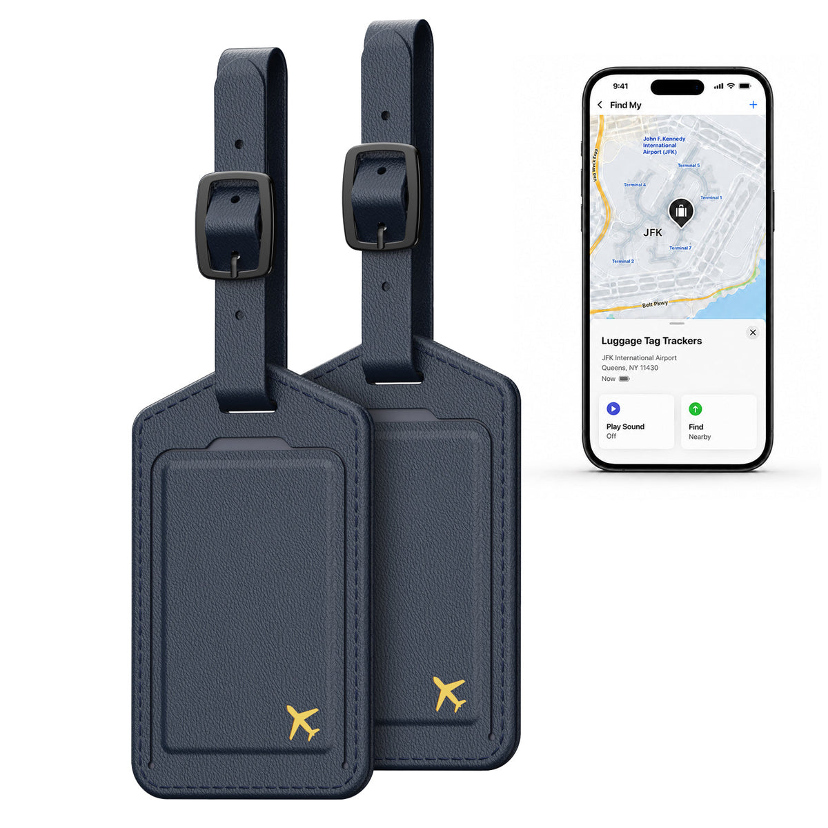 Luggage Tag Universal Finders (2 Pack)
