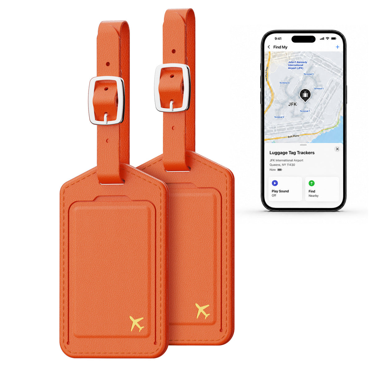 Luggage Tag Universal Finders (2 Pack)