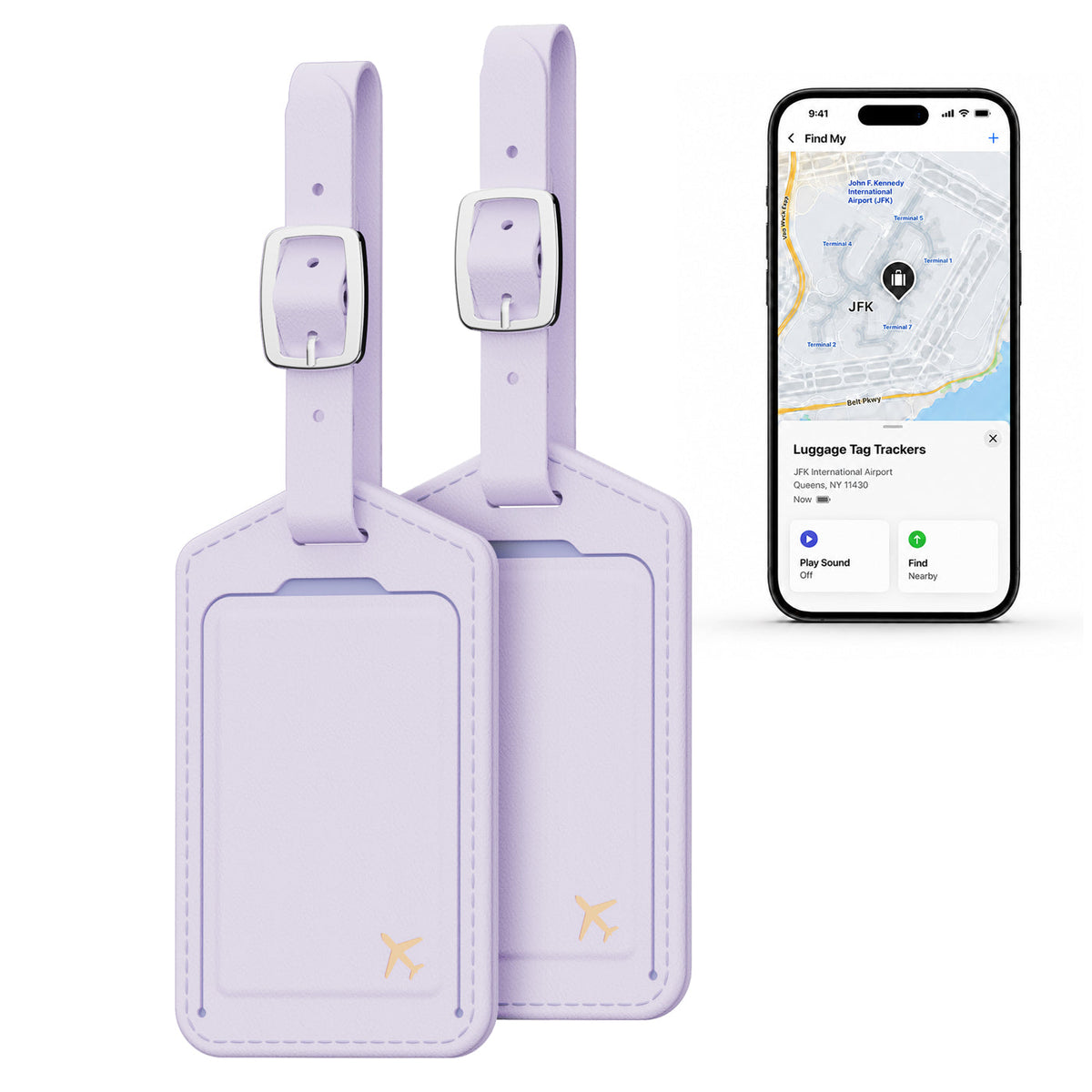 Luggage Tag Universal Finders (2 Pack)