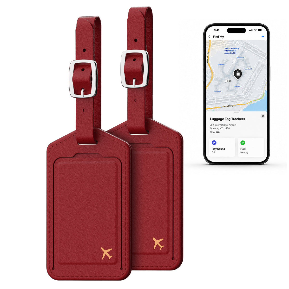 Luggage Tag Universal Finders (2 Pack)