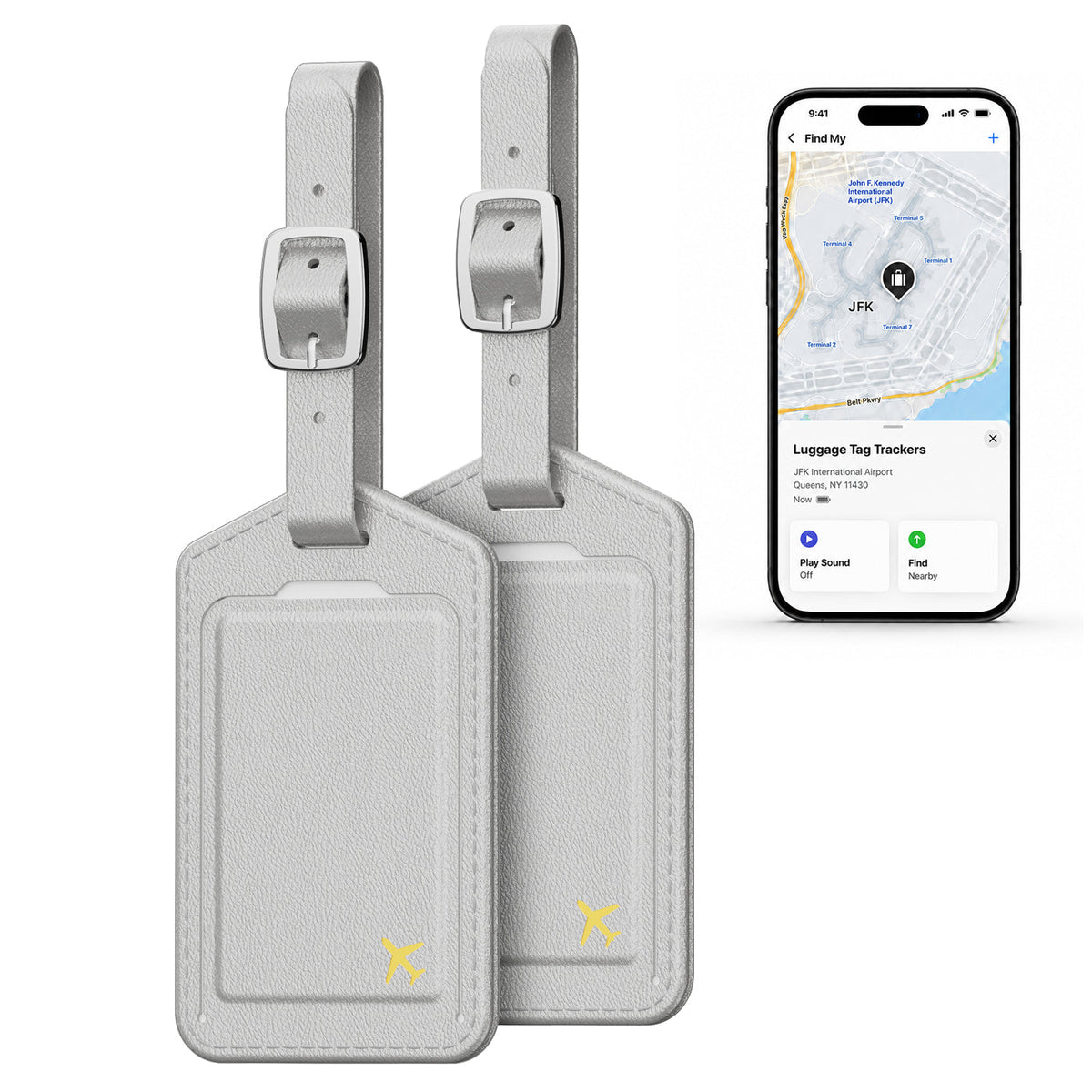 Luggage Tag Universal Finders (2 Pack)