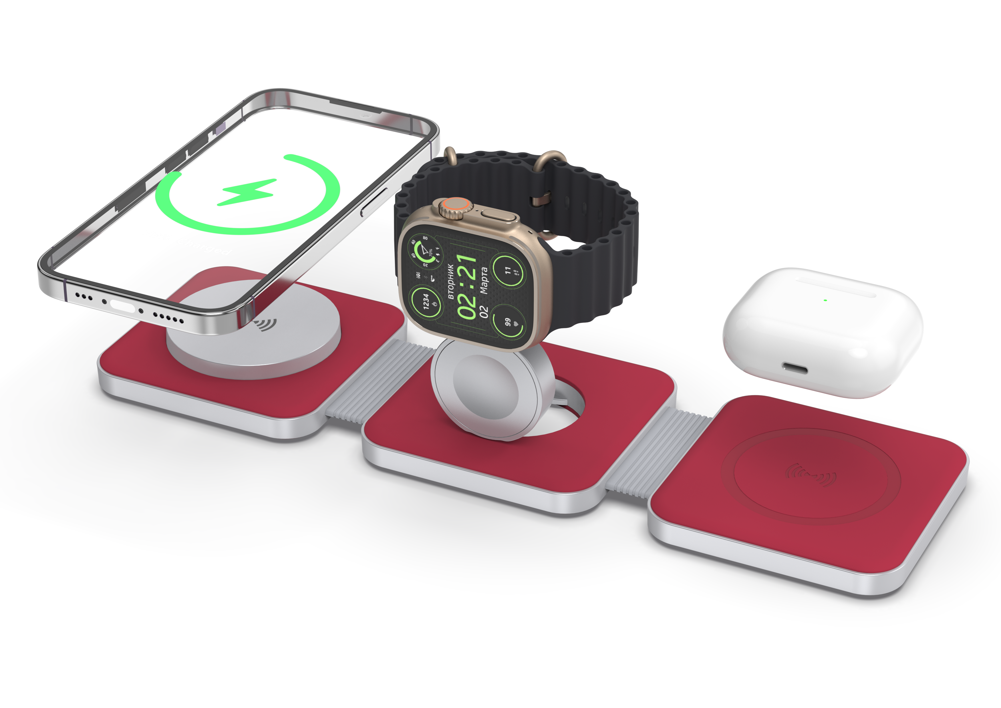 Tri Fold Charging Station