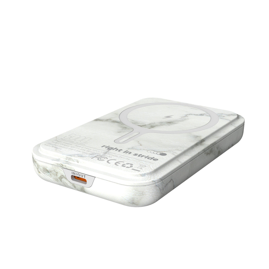 Leather Magnetic Power Bank