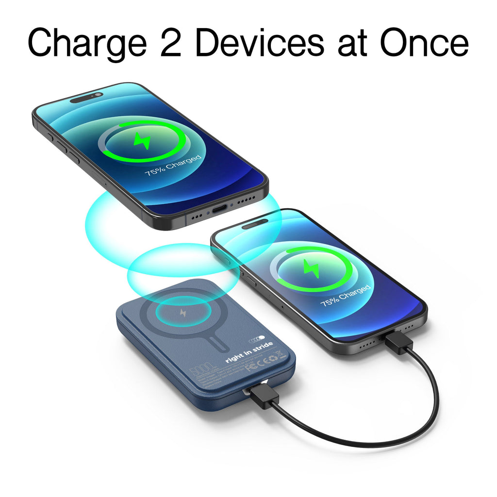 Leather Magnetic Power Bank