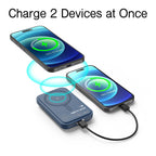 Leather Magnetic Power Bank