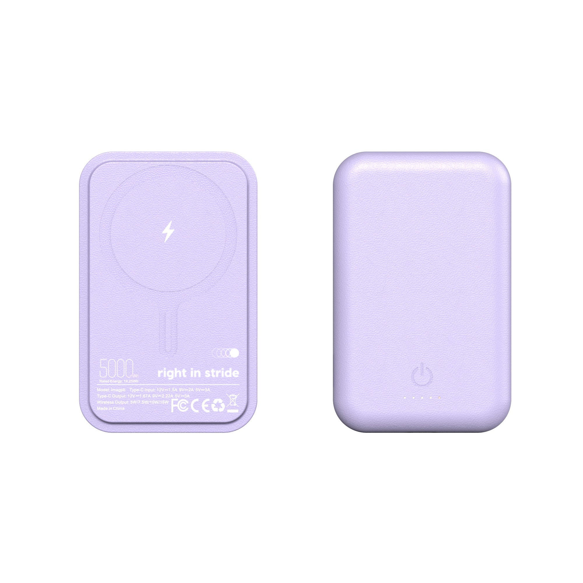 Leather Magnetic Power Bank