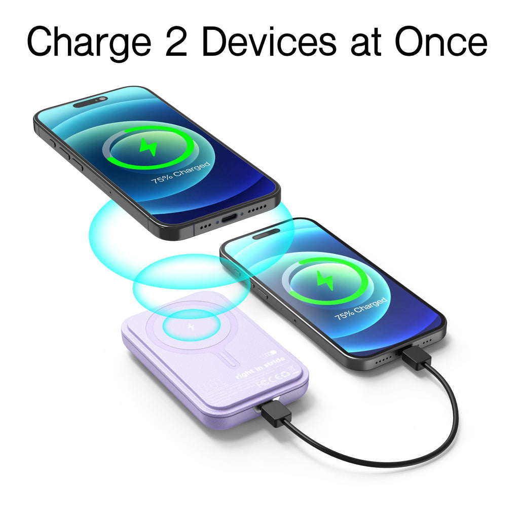 Leather Magnetic Power Bank