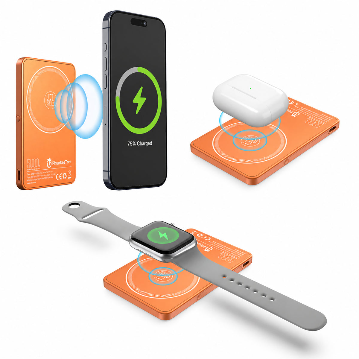 3-in-1 Magnetic Power Bank & Stand