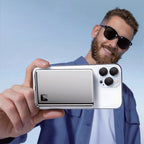 Slim alloy power bank lifestyle