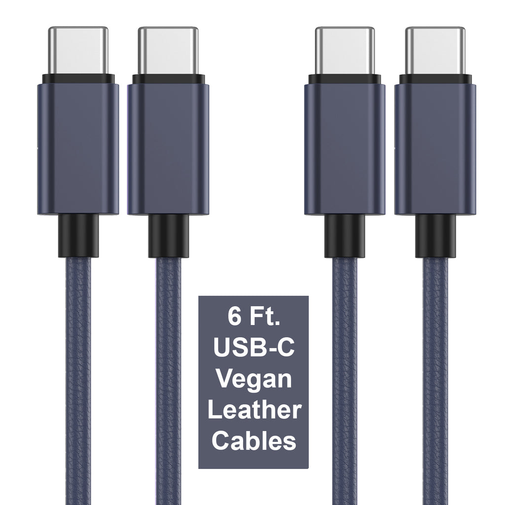 6FT Leather USB-C Cables