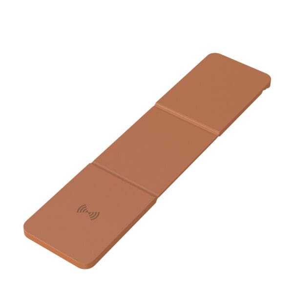 A brown rectangular object with no background.