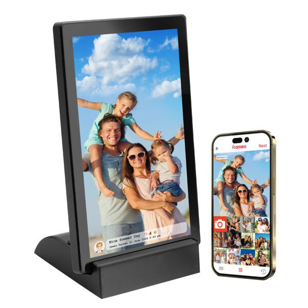 Wireless Digital Picture & Video Frame (Portable Tablet Version) - Black - Image 2