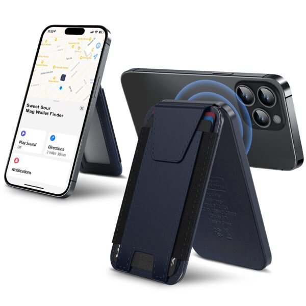 Leather Magnetic Wallet & Tracker - Apple Find My - Image 9