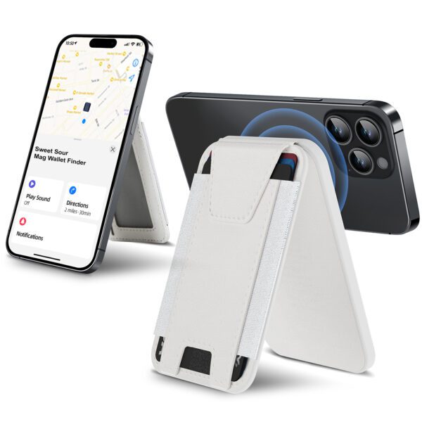 Leather Magnetic Wallet & Tracker - Apple Find My - Image 14